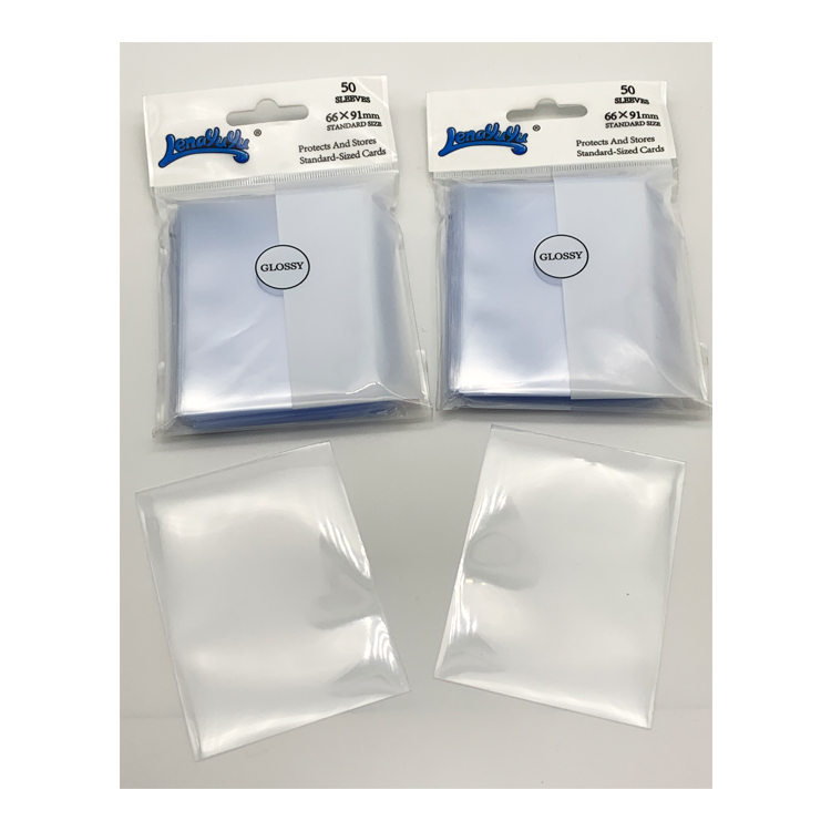 Lenayuyu 600pcs PROTECTOR Sleeves Transparent 66mm*91mm Glossy